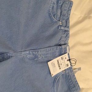 New and Beautiful Zara Blue Jean. ( Wide leg , size 8)